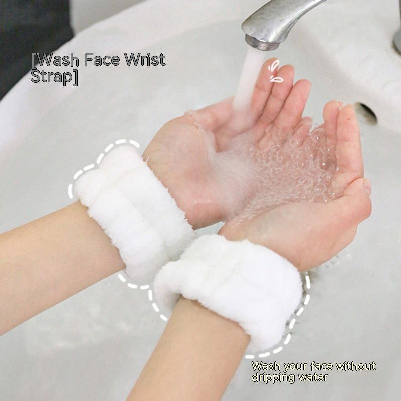 Face Washing Wrist Strap Artifact Absorbent - COZYMAZE