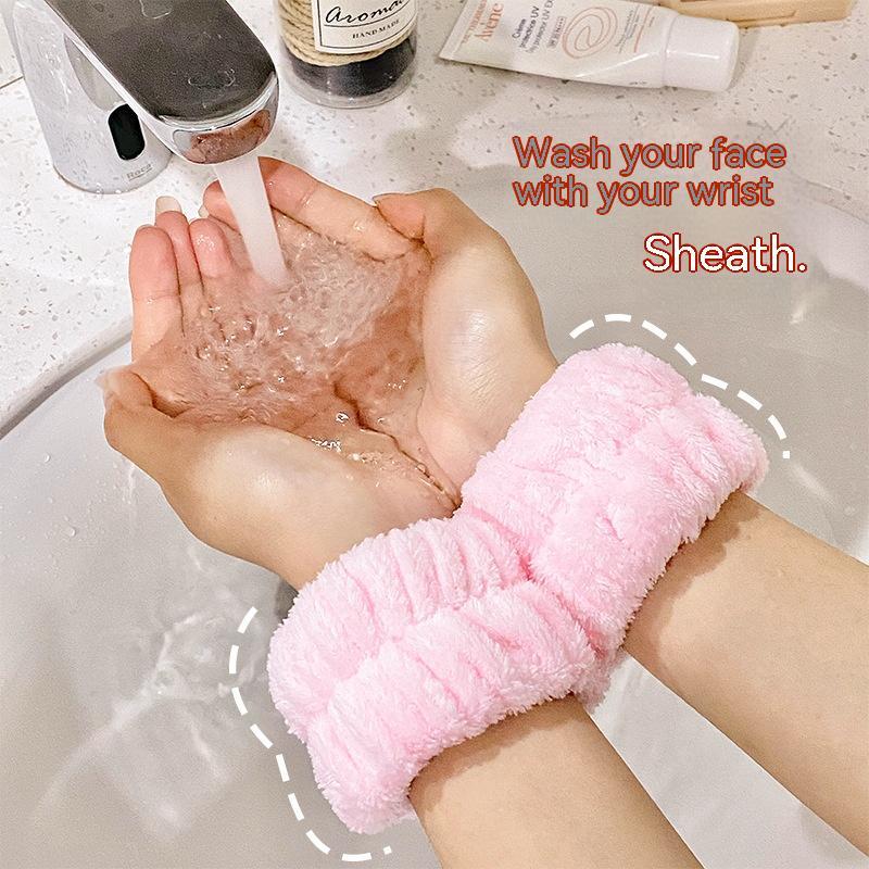 Face Washing Wrist Strap Artifact Absorbent - COZYMAZE