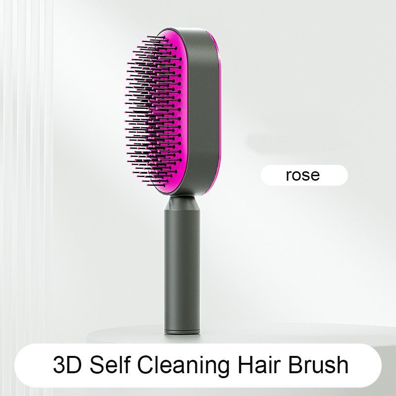 Self Cleaning Hairbrush - COZYMAZE
