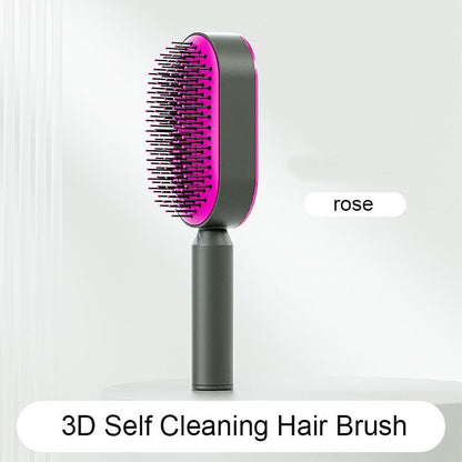 Self Cleaning Hairbrush - COZYMAZE